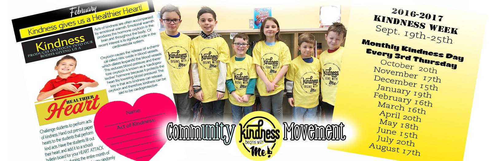 February Kindness Day is next Thursday, Feb. 16th!