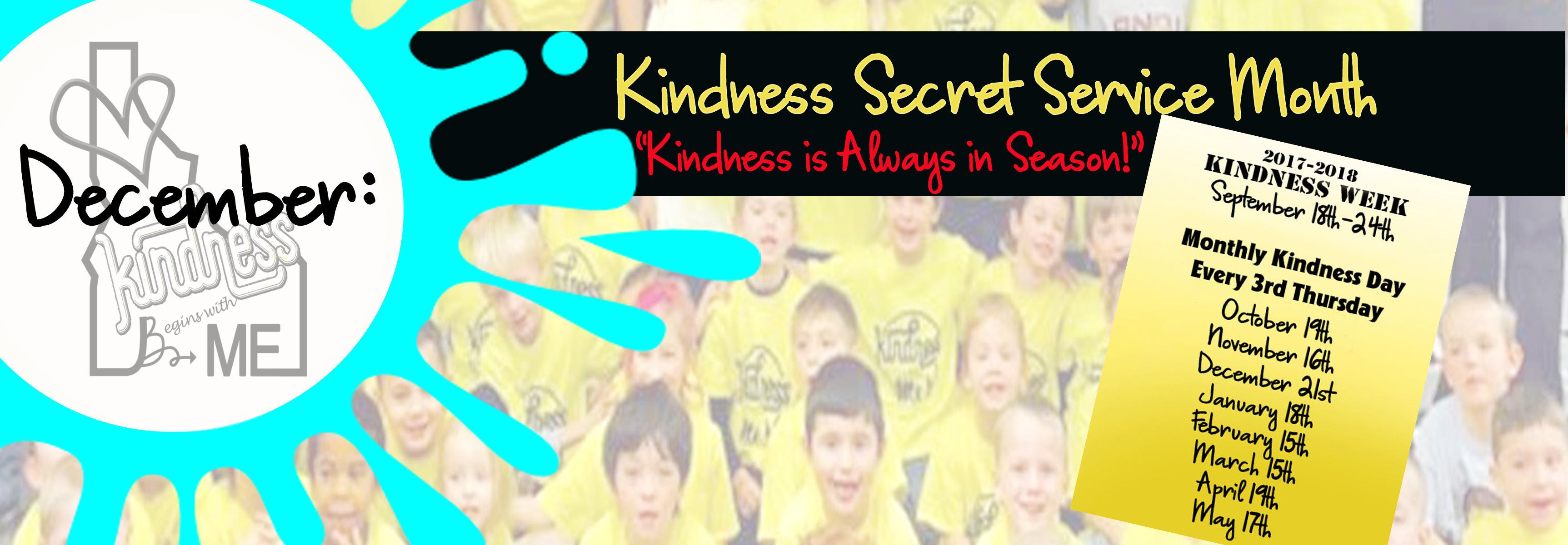 RAK Secret Service Activity – Kindness Day is December 21st, 2017